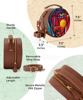 Vegan Leather Sling Bag | Split Thoughts